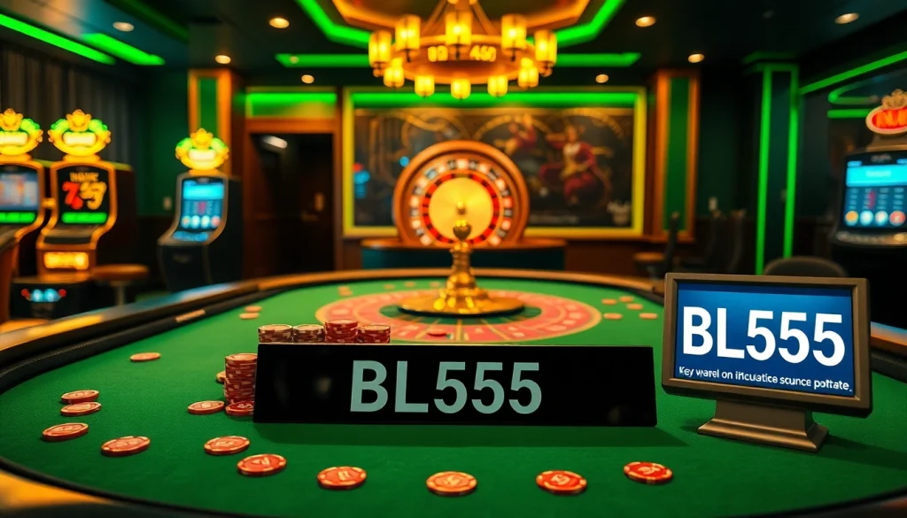 Experience the thrill of gaming at BL555 casino with vibrant poker action and exciting roulette spins.